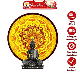 Mua Đèn Thờ Hào Quang Phật Tranh Trúc Chỉ Tròn  Trang Trí Bàn Thờ  Hào Quang Trúc Chỉ Mandala TC-HQ-11