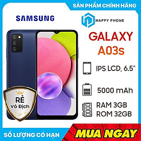 Mua Điện Thoại Samsung Galaxy A03s (3GB/32GB)  Xanh Dương - Đã kích hoạt bảo hành điện tử - Hàng Chính Hãng