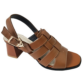 Giày Sandal BIGGBEN Da Bò Thật Cao 5 Phân SDCG110