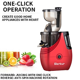 Mua Máy ép trái cây tốc độ chậm Merkur JE-B02B công suất 150W  dung tích bình chứa 801ml-1000ml - Hàng Nhập Khẩu