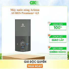 Máy nước nóng trực tiếp Ariston AURES PREMIUM+ 4.5 (4500W) - Hàng chính hãng