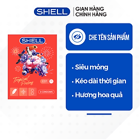 Bao cao su Shell Tropical Prolong kéo dài thời gian