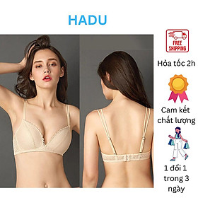 Hình ảnh Hàng Cao Cấp- Siêu Phẩm Áo Lót Đúc ren Không Gọng Dây Mảnh Bản Đôi, Áo Ngực Không Gọng Nữ Đệm Vừa Mặc Tôn Dáng Nâng Ngưc