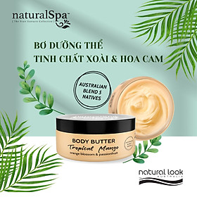 Bơ dưỡng thể tăng cường dưỡng chất, nuôi dưỡng làn da hoàn hảo - naturalSpa Tropical Mango Body Butter 200ml