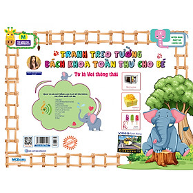 Tranh Treo Tường Bách Khoa Toàn Thư Cho Bé - Tớ Là Voi Thông Thái