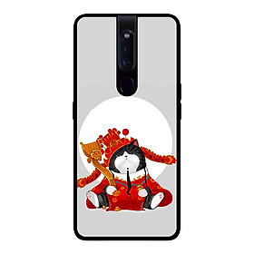 Ốp lưng dành cho điện thoại Oppo F11 Pro Mèo Hoàng Thượng Hàng chính hãng