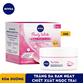 Kem dưỡng trắng da ban ngày NIVEA Pearl White chiết xuất ngọc trai SPF33 PA+++ (50ml) - 82335