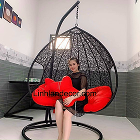 Mua Xích Đu Ngoài Trời Mây Nhựa - Xích Đu 2 Người Ngồi