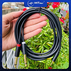 Mua Dây 2 Đầu 6ly ra 3.5mm  Chiều dài 3.5 mét - Sản phẩm chất lượng  truyền tín hiệu tốt  bảo vệ chống nhiễu  sử dụng cho loa  mixer  ampli  đầu đĩa CD hàng chính hãng