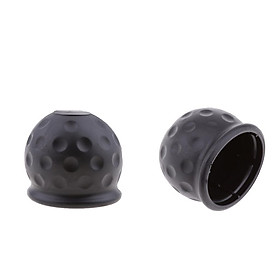 Set of 2 50mm Towing Hitch Towball   Covers for  Car Automotive
