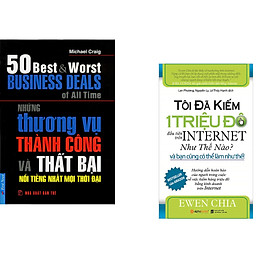 Combo 2 cuốn sách: Những Thương Vụ Thành Công và Thất Bại + Tôi đã kiếm 1 triệu đô đầu tiên trên internet như thế nào và bạn cũng có thể làm được như thế