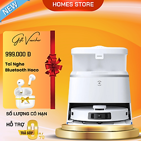 Robot Hút Bụi Lau Nhà Ecovacs T30e Pro Omni Xòe Giẻ 11.000 Pa, Kháng Khuẩn Ion Bạc - Hàng Chính Hãng