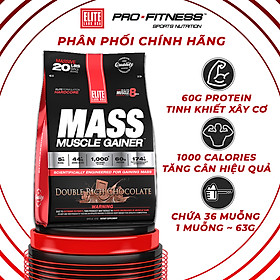 Sữa Tăng Cân Elite Labs Mass Muscle Gainer 20lbs (9kg)