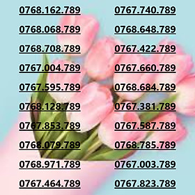 Sim Mobifone 789 số thịnh vượng, mang lại sức khỏe và thành công 4G/5G data 180GB [SIM CHƯA KÍCH HOẠT, PHẢI ĐĂNG KÝ CHÍNH CHỦ]- HÀNG CHÍNH HÃNG