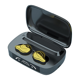1 Pair Of Bluetooth 5.1 Headset Tws Mini Touch Wireless Headset With Power Display
