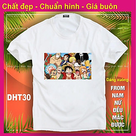 áo thun Đảo hải tặc 30 Zoro,Nami,Usopp,Sanji , in hình nhân vật. chất đẹp One Piece Chất đẹp,phông,bao đổi trả