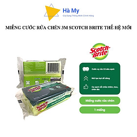 Mua Miếng Rửa Chén Bát 3M Scotch Brite Thế Hệ Mới Kháng Khuẩn Siêu Sạch Gấp 3 Lần Miếng Rửa Chén Thông Thường