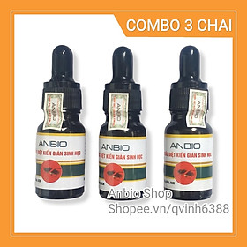 Combo 3 chai thuốc diệt kiến gián Anbio diệt tận gốc kiến hôi, kiến đen, kiên lửa, gián đức