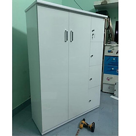 Mua Tủ nhựa đài loan cao 165 x115 trắng trơn
