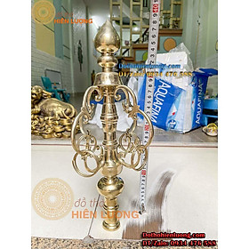 Mua Đầu Tích Trượng Màu Vàng Bằng Đồng Phong Thủy Cao 40cm