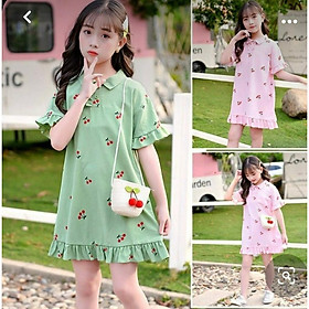 Rập giấy đầm sơ mi bé gái mã R474