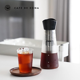 Bình thủy tinh pha cà phê cold brew ngâm lạnh detox trà CAFE DE KONA