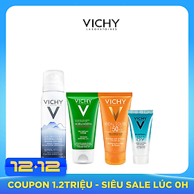 Bộ Sản Phẩm Chăm Sóc Và Bảo Vệ Vichy Capital Soleil Dry Touch