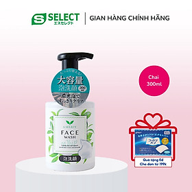 Sữa rửa mặt tạo bọt chiết xuất trà xanh s select nhật bản 300ml