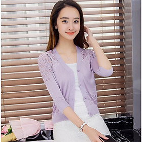 Áo len nữ cardigan kiểu dáng Hàn Quốc dễ thương AO37 Free size