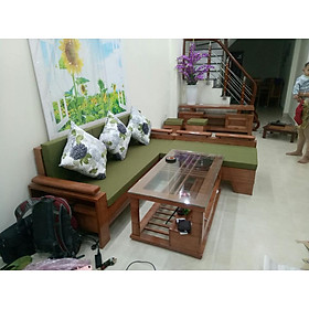 Mua Bộ bàn ghế Sofa góc trứng gỗ sồi