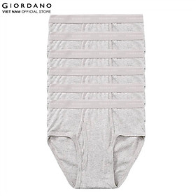 Bộ 6 Quần Lót Nam Dạng Tam Giác Giordano Cotton Briefs 01177014