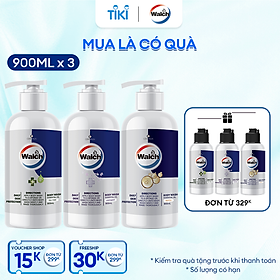 Combo 3 sữa tắm tinh dầu Walch tiêu diệt vi khuẩn, dưỡng ẩm mềm mịn