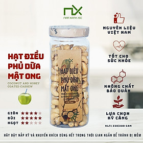 Hạt Điều Phủ Dừa Mật Ong 230g (280g)/ Fresh Coconuts And Honey Coated Cashews 230g