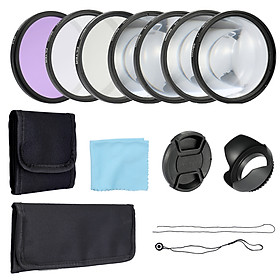 Professional Camera UV CPL FLD Lens Filters Kit and Close-Up Macro Accessory Set Photography Accessories 58mm