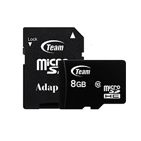 Mua Thẻ nhớ micro SDHC Team Group 4GB / 8GB tốc độ Class 10 kèm adapter - Hàng chính hãng