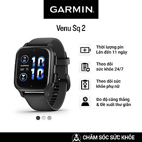 Mua Đồng Hồ Thông Minh Garmin Venu Sq 2 Music (Black/Ivory/French Gray) - Hàng Chính Hãng