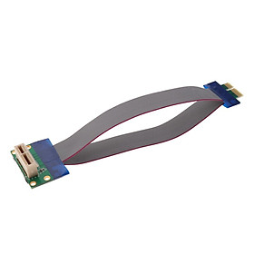 PCI-E Express 1X Slot Riser Card Extender Extension Ribbon Flex Cable 15cm