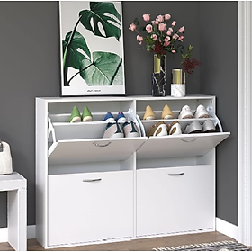 Mua Tủ giày xoay 4 hộc ngang Tundo KT 126 x 25 x 84cm