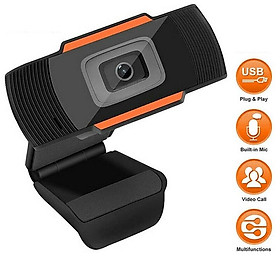 Webcam 1MP màu đỏ có micro