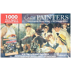 1000 Piece Jigsaw & Reference Book: Great Painters Pierre-Auguste Renoir