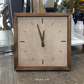 Đồng hồ treo tường gỗ |Tranh đồng hồ trang trí tường | Artclock Soyn C146