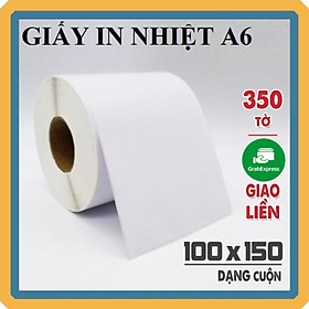 Mua Giấy decal in nhiệt A6 đơn hàng TMĐT 100x150mm loại tệp 500 tờ và cuộn