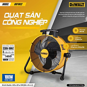 Mua Quạt sàn công nghiệp 18inch DeWALT DXF1832 - Hàng chính hãng