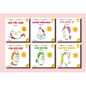 Bộ 06 cuốn Ehon Cảm Xúc: Những Cảm Xúc Của Gaston - Hối Hận + Ghen Tị + Sợ Hãi + Vui Sướng + Tức Giận + Phấn Khích