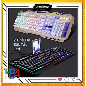 Mua ComBo Bàn Phím Giả Cơ G700 + Chuột Chuyên Game R8 1602-Led 7 Màu+Tặng Kèm Lót Chuột