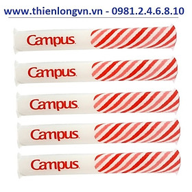 Hình ảnh Combo 5 cuộn bọc sách giáo khoa nylon Campus NC-BOK-10-3