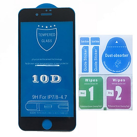 KÍNH CƯỜNG LỰC 10D CHO IPHONE FULL MÀN KÍNH TỪ IP6 ĐẾN XS MAX