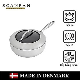 (Ảnh thật - Chính hãng) Chảo chống dính từ Scanpan CTX 26cm 65082600, đúc liền 7 lớp, bảo hành chống dính 3 năm, sản xuất tại Đan Mạch