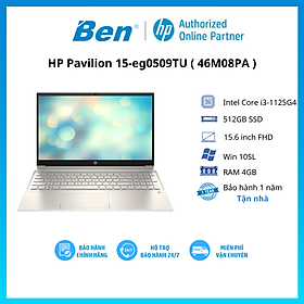 Mua Laptop HP Pavilion 15-eg0509TU 46M08PA i3-1125G4 | 4GB | 512GB | 15.6  FHD | Win 11 Hàng chính hãng