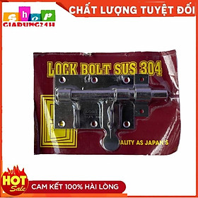 Mua Chốt khoá cửa Inox ngang 304 cỡ to đại siêu dày